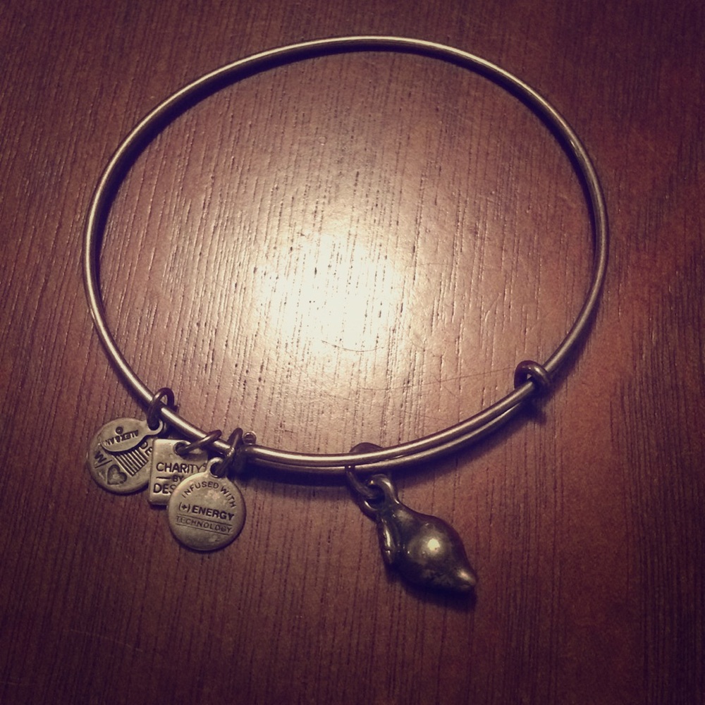 Alex & Ani Pear 🍐 Charm Bracelet